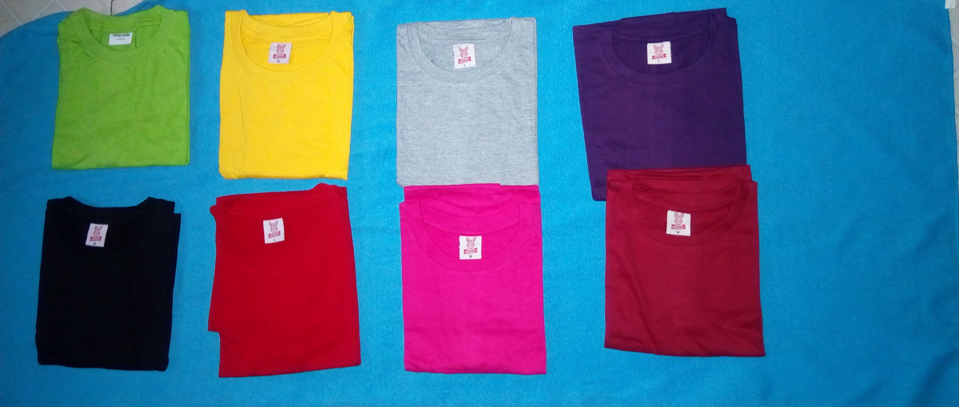 Unisex Plain Tee-Shirts